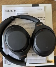Sony WH-1000XM4 Black Bluetooth Wireless Headphones with Noise Canceling