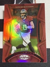 2023 Panini NFL Certified Baker Mayfield Mirror Red 14/99 Tampa Bay Buccaneers
