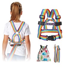 Safety Walking Harness for Big with Autism Ages 6-12, Elopement Leash with Gr...