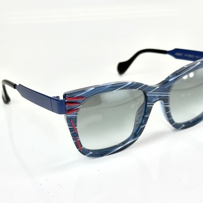 Fendi Square Sunglasses Ff0180s Kinky Vdnjj Patterned Blue  display picture 3
