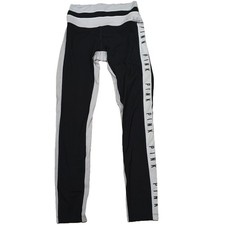 Women's Victoria  s Secret Pink Ultimate Leggings Gray Black Size S