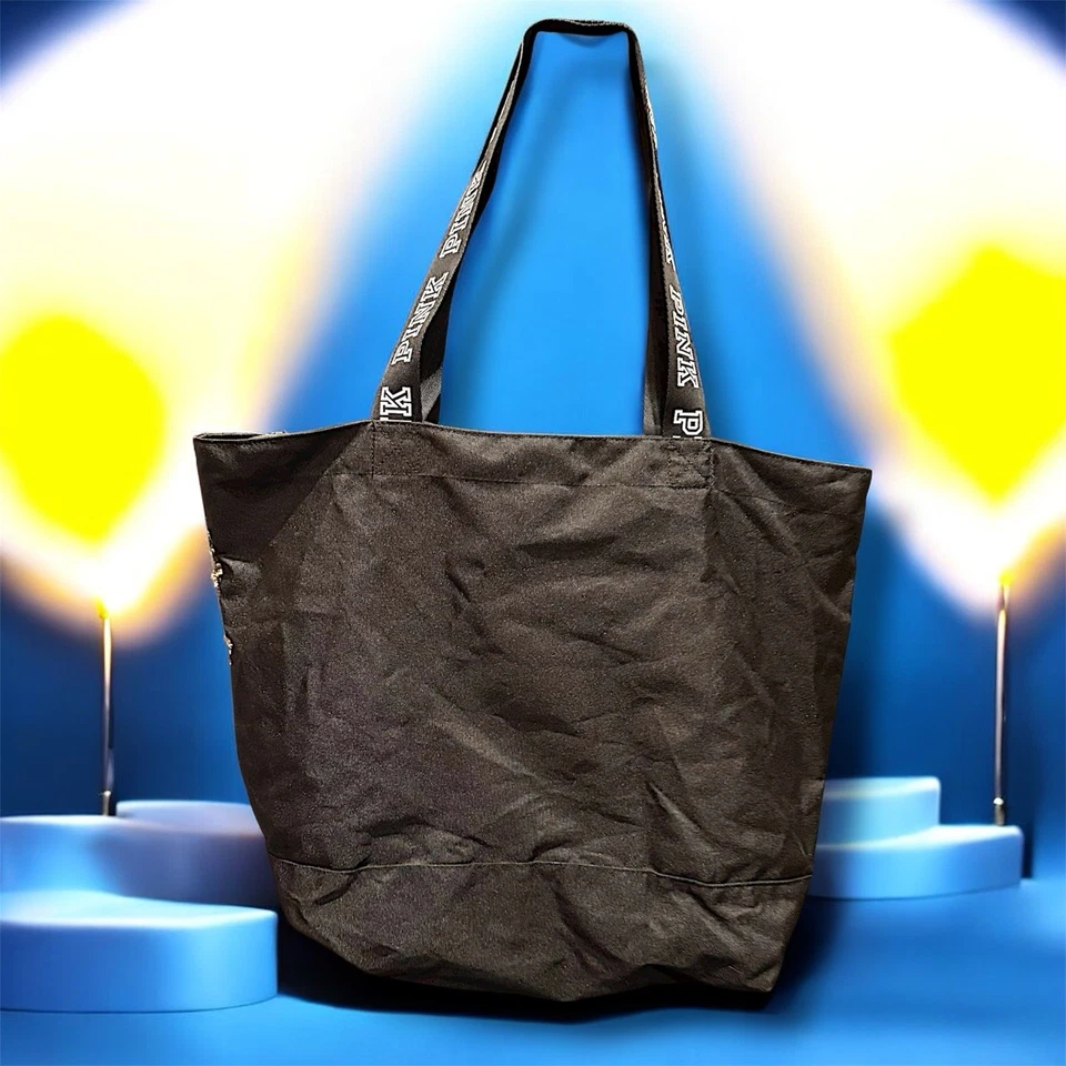 Bolso de Mano ROSA Victoria's Secret Lentejuelas SIN LLAMADAS - 21x16 pulgadas Foto 2 de 4