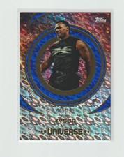 MIKE TYSON 2025 TOPPS WWE UNIVERSE SP BLUE PULSE #005/175