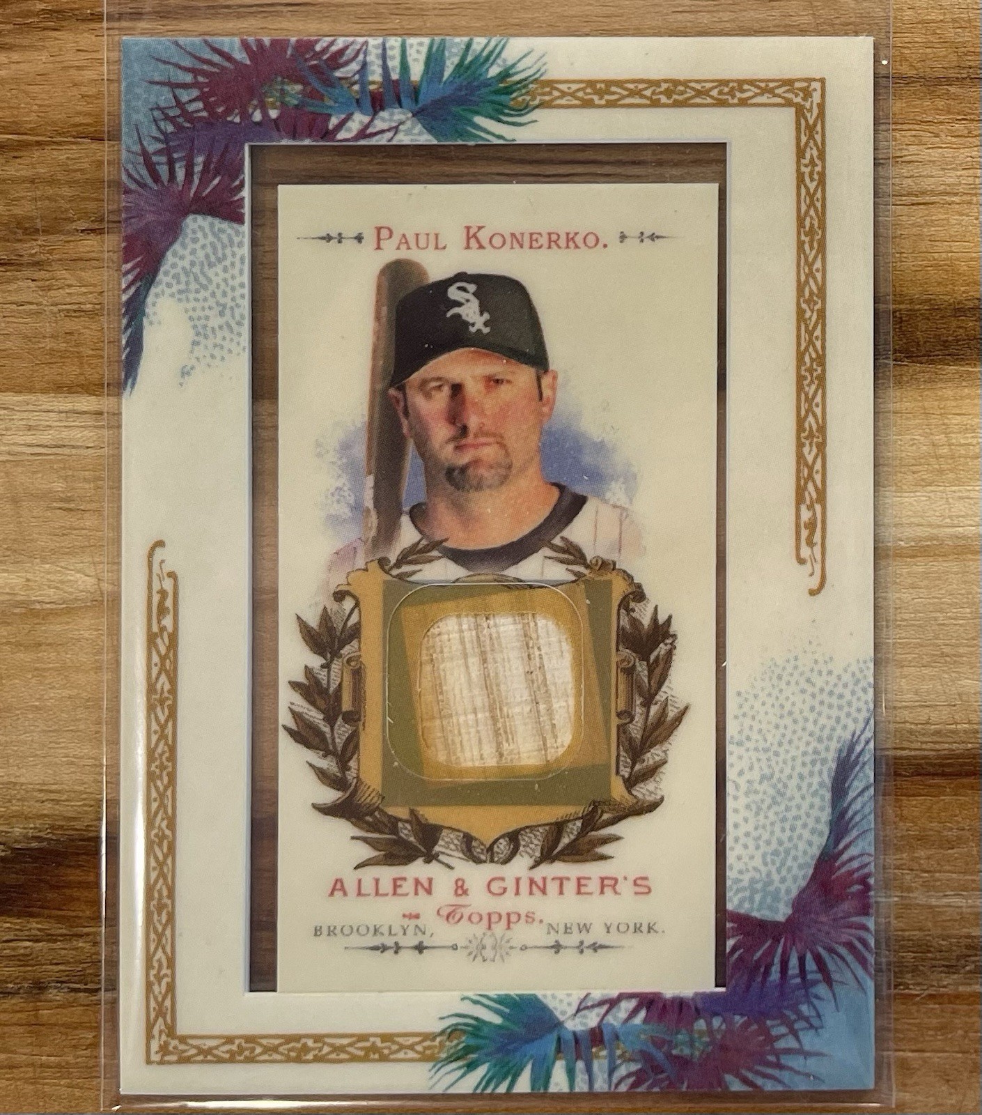 Paul Konerko #AGR-PK 2007 Topps Allen & Ginter Baseball Framed Mini Relics