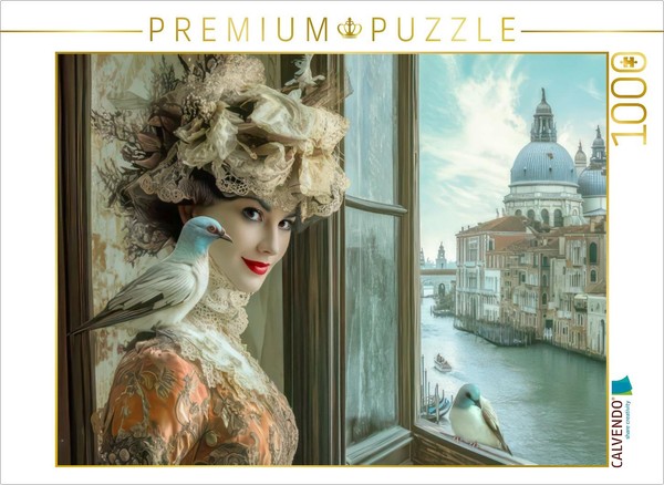 Calvendo Puzzle Magnificent Venetian Style | 1000 Pieces, Finished Size 25.2 × 1-image