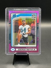 2024 Panini Donruss -   Jeremiah Trotter Jr. #334 Optic Preview Pink Prizm (RC)