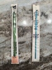 Vintage New Hero Crochet Hooks Made In USA Size K and C Blue and Green