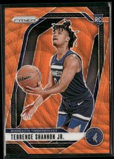 2024 Panini Prizm Terrence Shannon Jr. Orange Wave Prizm /60 RC #224