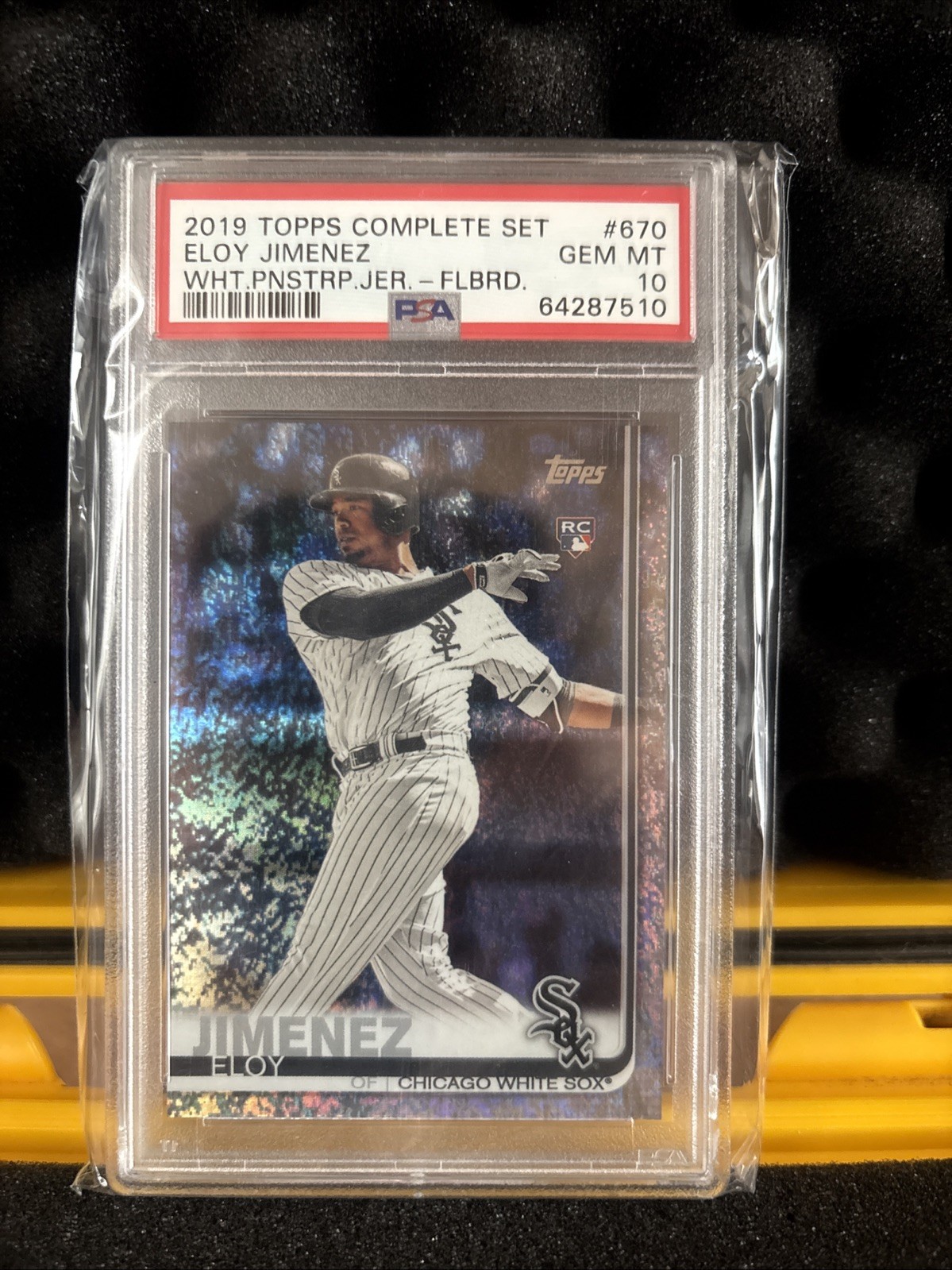 2019 Topps - Eloy Jimenez #670 Foilboard 51/162 (RC)