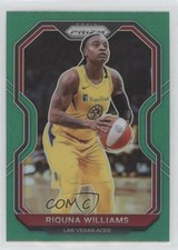 2021 Panini Prizm WNBA Green Prizm Riquna Williams #38 6wi
