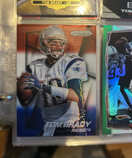 2014 Panini Prizm - Tom Brady #36 Red White & Blue Prizm Color Match