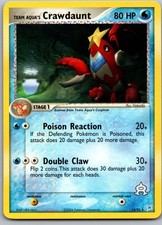 Team Aqua's Crawdaunt Rare Team Magma vs Team Aqua 14/95 NM on eBay