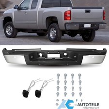 Rear Step Bumper For 2007-2010 Chevy Silverado 2500hd 3500hd W Sensors Chrome Rear Step Bumper For 2007-2010 Chevy Silverado 2500hd 3500hd W Sensors Chrome