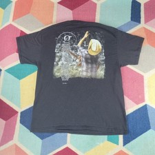 Garth Brooks World Tour 2014-15 T-Shirt Mens Large Black Hanes Beefy-T Concert