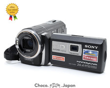SONY HDR-PJ590V 64GB HD Camcorder 1080p Built-in Projector Near Mint From JAPAN