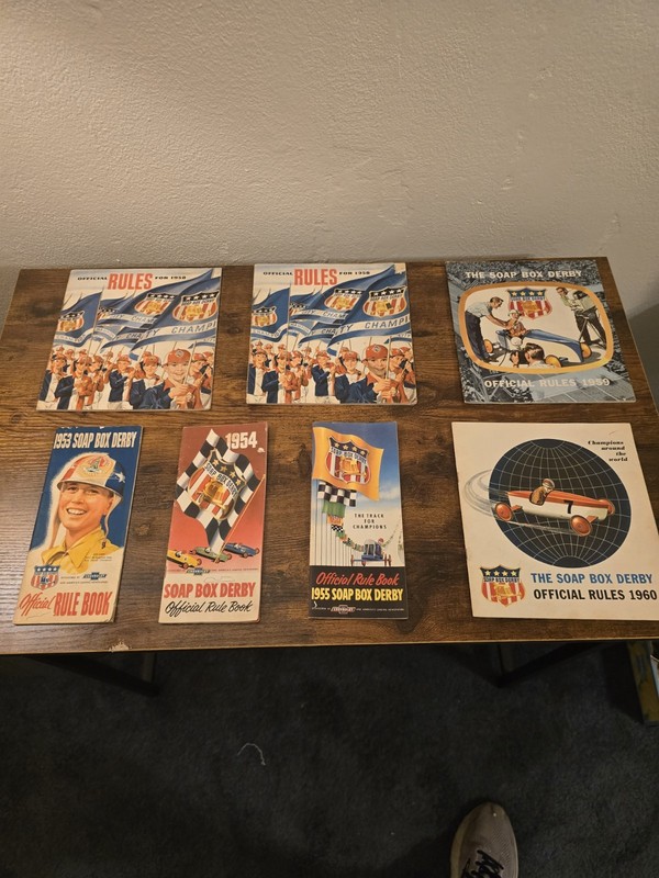 Soap Box Derby Official Rules & Ephemera Lot All-American 1953-1960