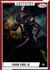 2024 SAGE ARTISTRY Football - Red Border - You Pick - Complete Your Set