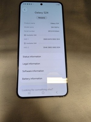 Samsung Galaxy S24 - 128 GB - Onyx Black (Unlocked)