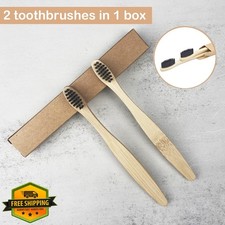 SEVENHEAD Kids Bamboo Toothbrushes Soft Bristles 10 Pcs