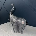 Murano Crystal Great Elephant New with Sticker Paperweight — photo 1