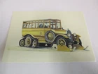 Scania-Vabis - 1923 Model Vehicle - First Postal Bus - Swedish Postcard - 1984