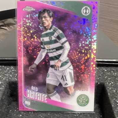 Topps Reo Hatate Celtic FC Pink Mini-Diamond Refractor #01 /250