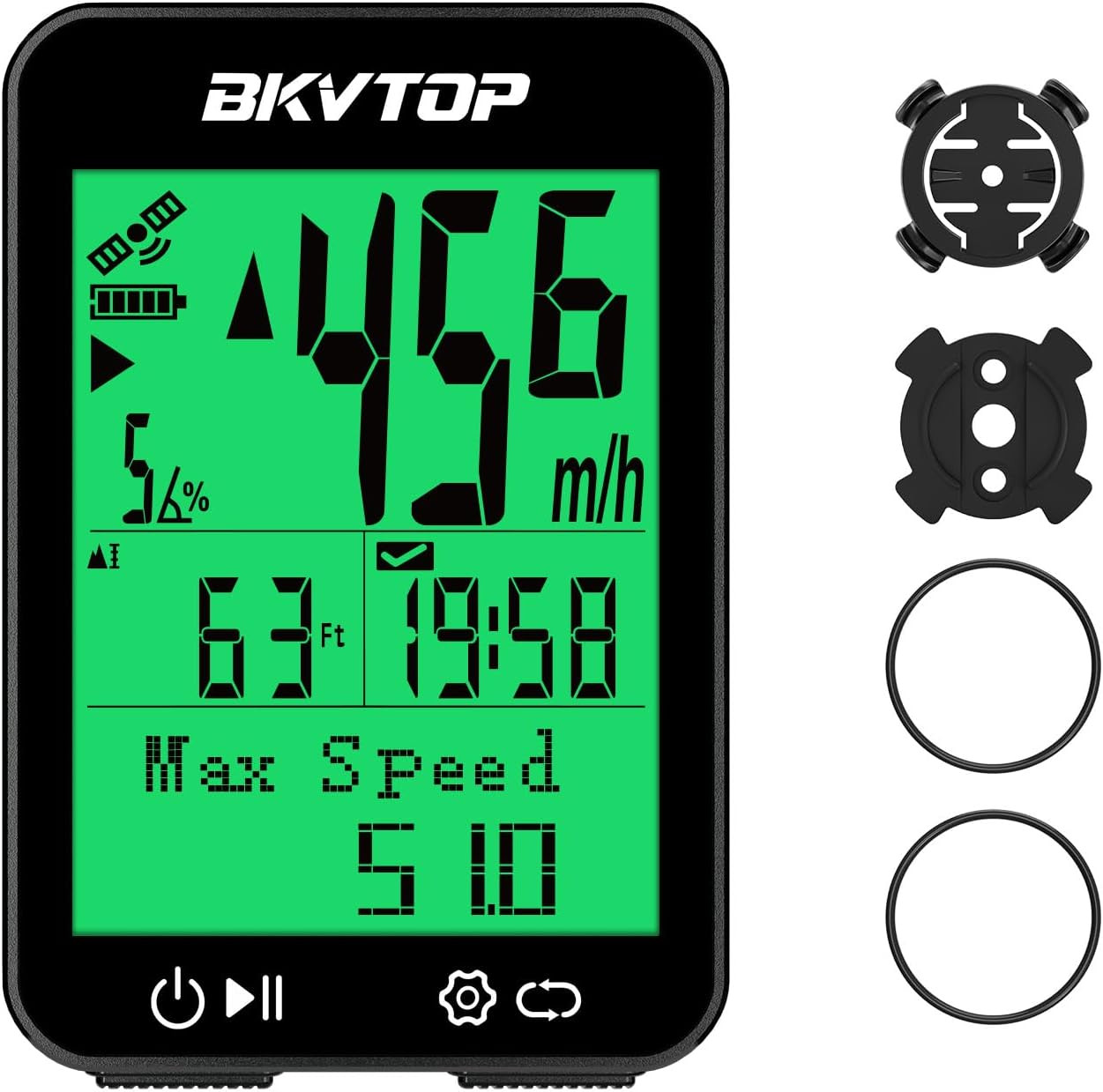 (New) Wireless GPS Bike Computer, 8 Languages, 2.4" Screen, IPX7 (55.11 USD) (New) Wireless GPS Bike Computer, 8 Languages, 2.4" Screen, IPX7 (55.11 USD)