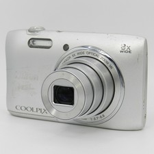 Nikon COOLPIX S3600 20.1MP 8x Wide w/ Battery - Working BUT Finicky READ