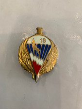 insigne militaire ,para,parachutiste,18émeRCP