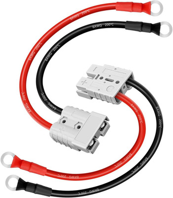 For Anderson Connector 50A Kit, 8 Guage Battery Quick Connect/Disconnect Connect