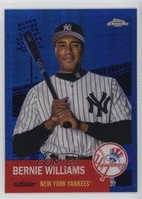 2022 Topps Chrome Platinum Anniversary Blue Prism Refractor Bernie Williams 1i3j