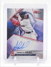 FRANKLIN ARIAS 2025 BOWMAN'S BEST OF 2025 AUTOGRAPH BASEBALL AUTO Q0913