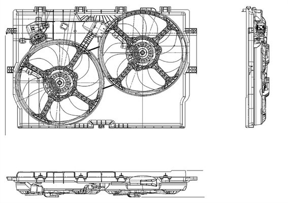 MAGNETI MARELLI-OE 069422578010 Fan, engine cooling for FIAT