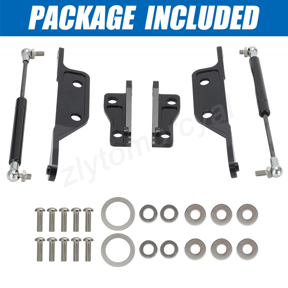 Billet Aluminum Gas Hood Hinge Latch Support For Honda Civic CRX 1988-1991 EF US Foto 2 de 4