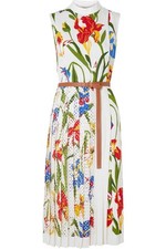 Tory Burch Carine Floral-print Sleeveless Dress Size: 00 Retail:$800