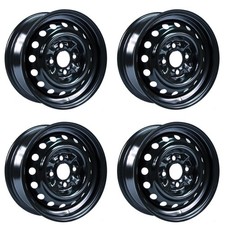 Set Of 4 13in Black Steel Wheel Rims For 2005 Toyota Rtx0161 13x5 4x100 Et40 4