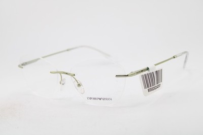 NEW EMPORIO ARMANI EA 1167 3389 SILVER GUNMETAL AUTHENTIC EYEGLASSES 55-16