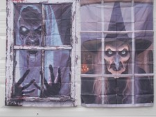 2 Pcs Halloween Window Cover, Halloween Decorations for Home windows