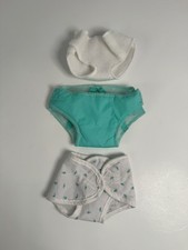 Vintage Lot 3 Diapers For Dolls 9-10 inch