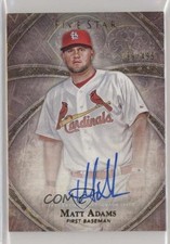 2014 Topps Five Star Auto 99/499 Matt Adams #FSA-MA Auto 0a3