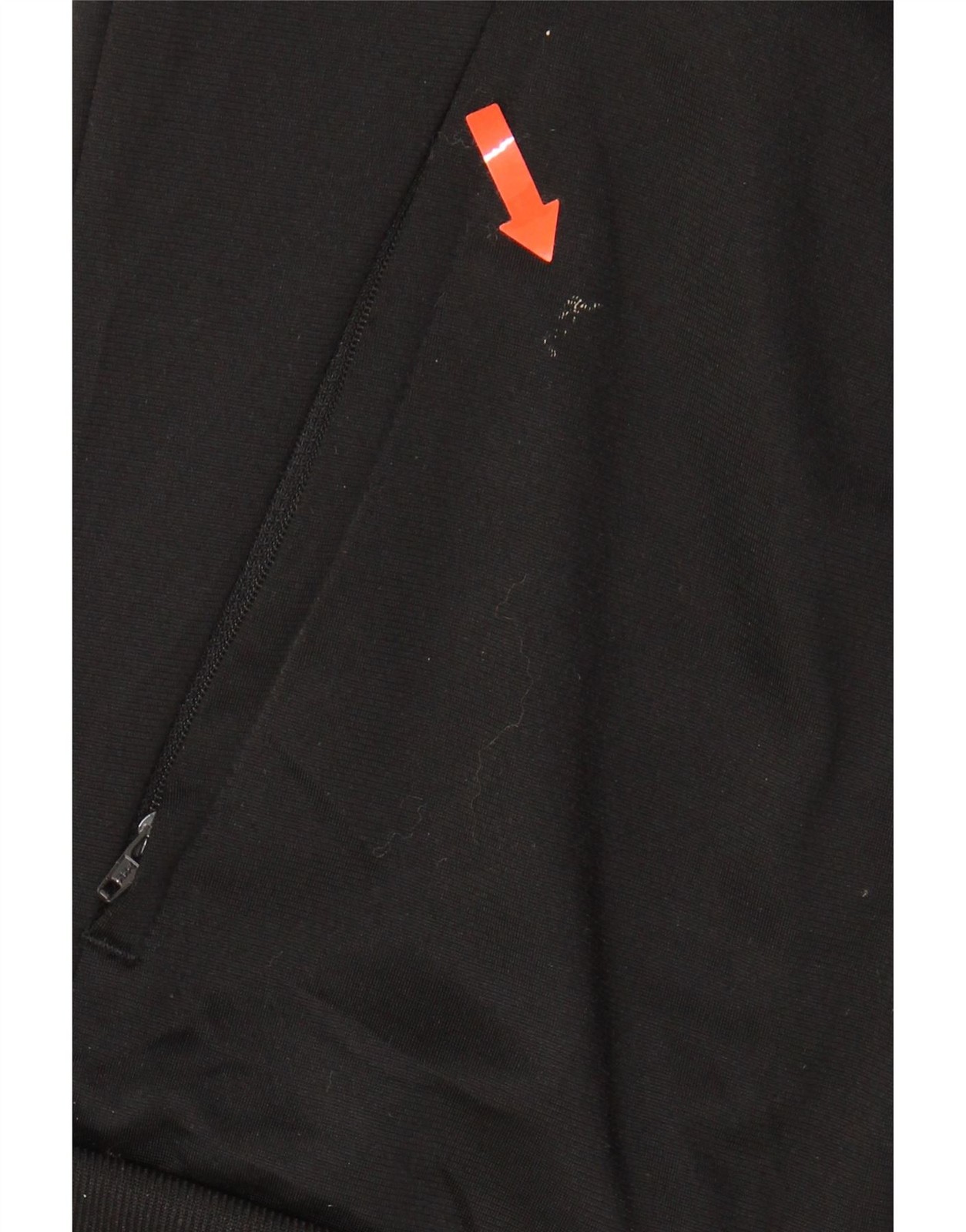 ADIDAS Mens Tracksuit Top Jacket XS Black Colourblock Polyester BW03 thumbnail 4