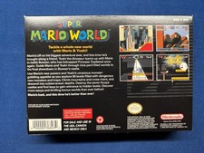 1992 SNES Super Mario World "For Display Only" Collectible Box