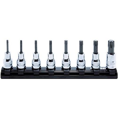 Koken Z-EAL 3/8 (9,5 mm) SQ Torx Bit Steckschlüssel Schienen-Set RS3025Z/8-L50