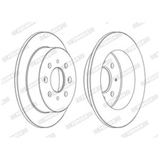 2x Bremsscheibe hinten für Honda Civic 5 EG 6 EJ MA CRX 3 EH Jazz 2 GD | 262417