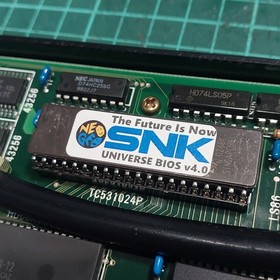 SNK NEO GEO AES Japanese Console RGB Bypass BIOS Socket Recap #030886 AES3-1