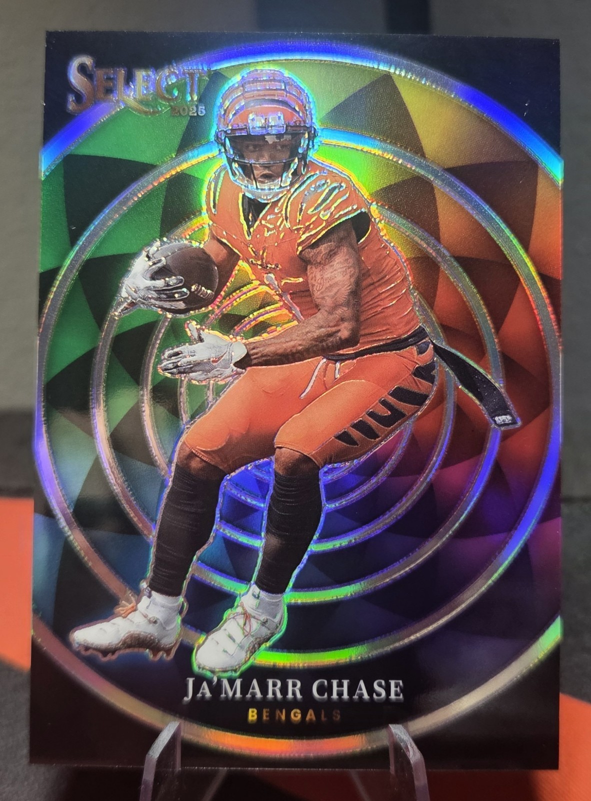 2025 Select Ja'Marr Chase Color Wheel CASE HIT Bengals SSP Mint