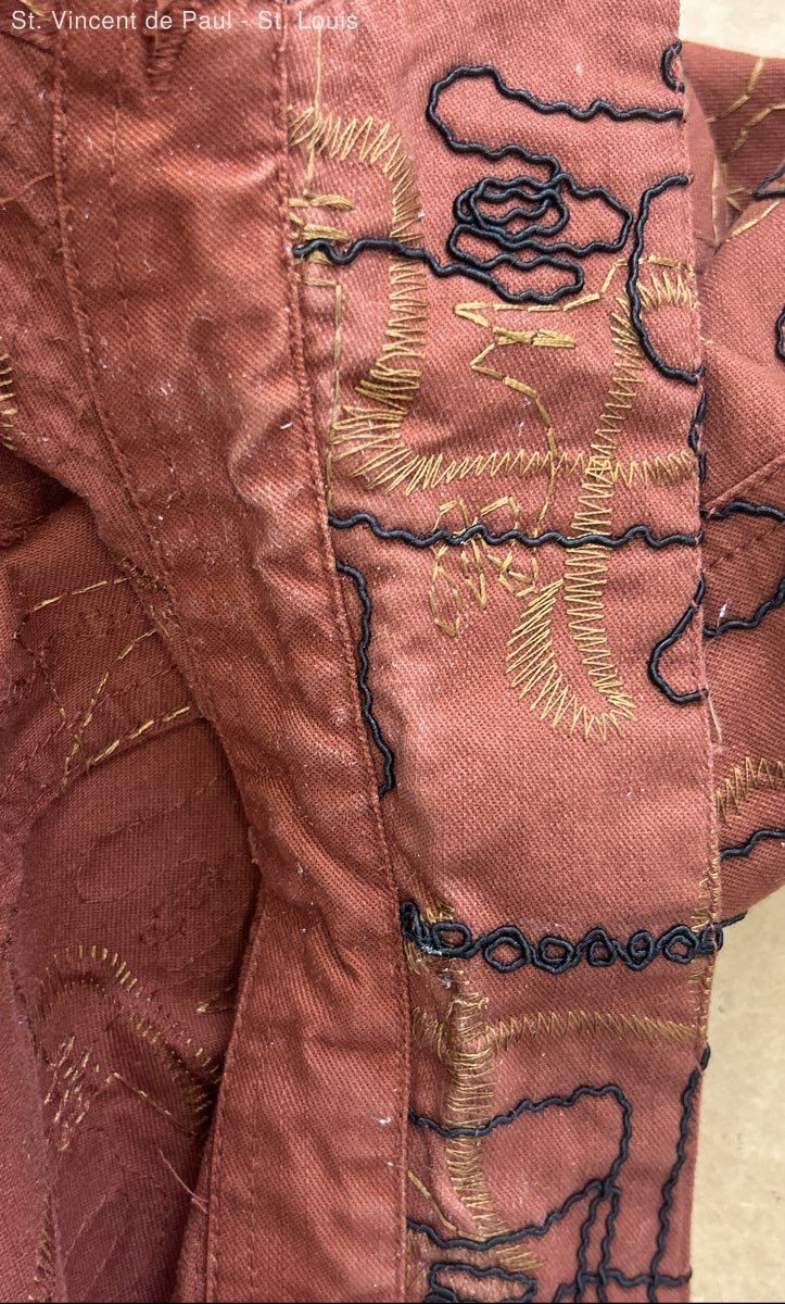 Ruby Rd. Eclectic Burnt Orange Denim Embroidery J… - image 8