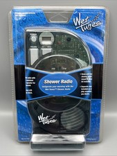 NOS Gray Wet Tunes Shower Radio AM FM WT50GY New 2001 Salton