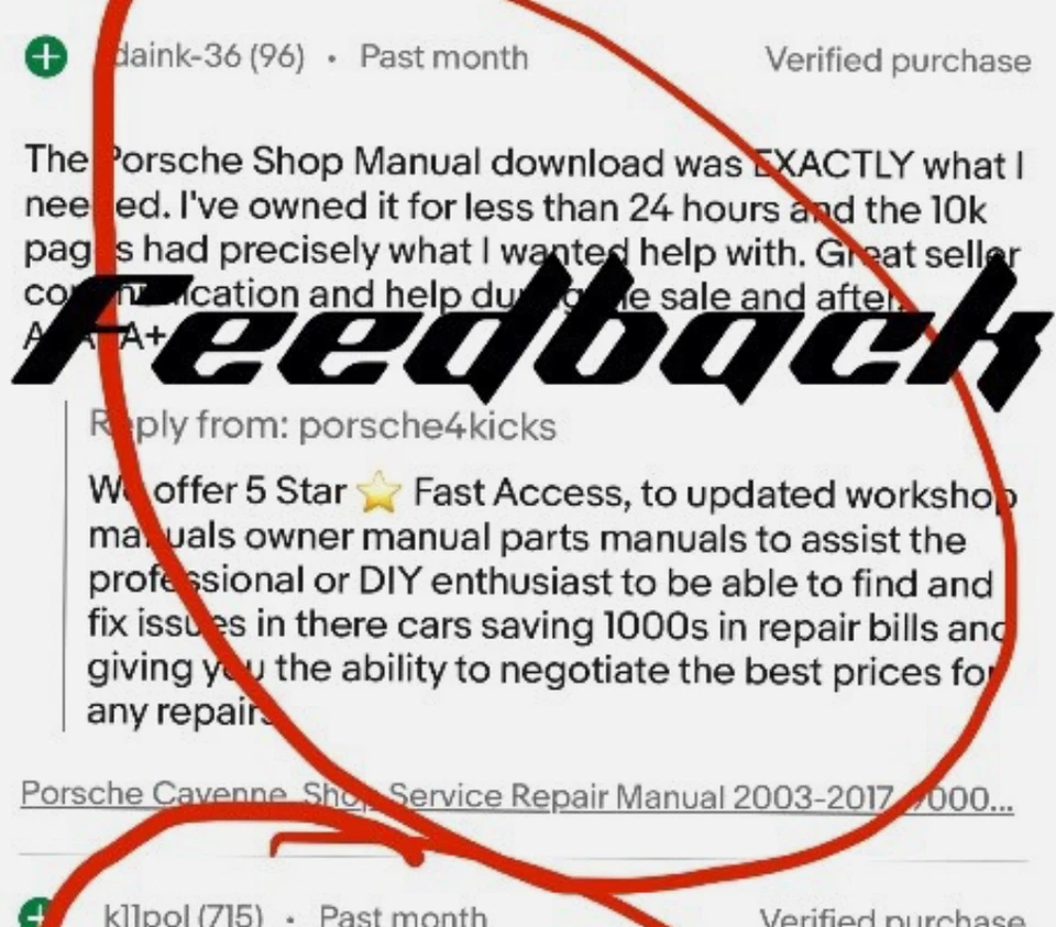 Porsche Cayman Boxster 981 982 987 718 Manual de taller del propietario 6000+pg Foto 2 de 3