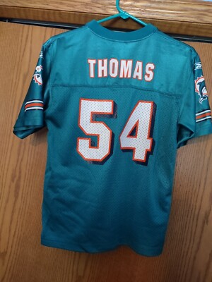 NWOT Miami Dolphins Reebok Zach Thomas #54 Jersey Youth L 14
